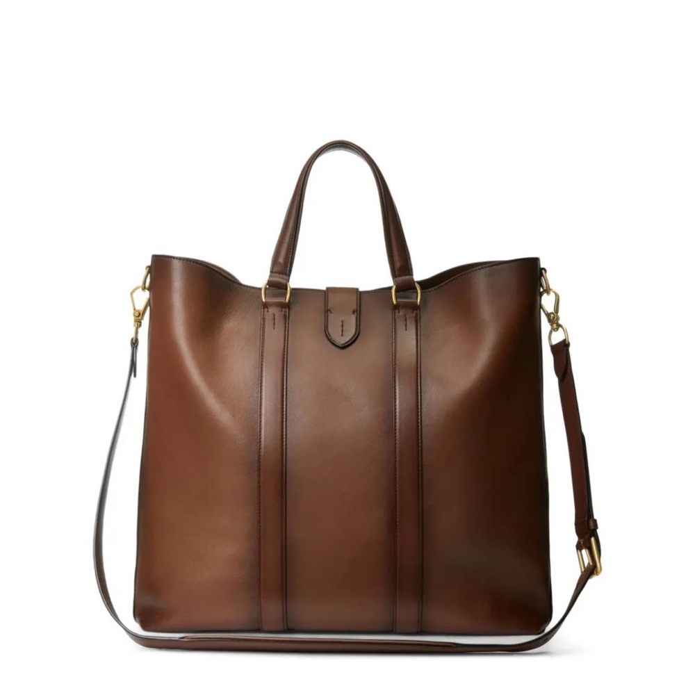 Ralph Lauren Purple Label Brown Leather Bag - Picture 3 of 16